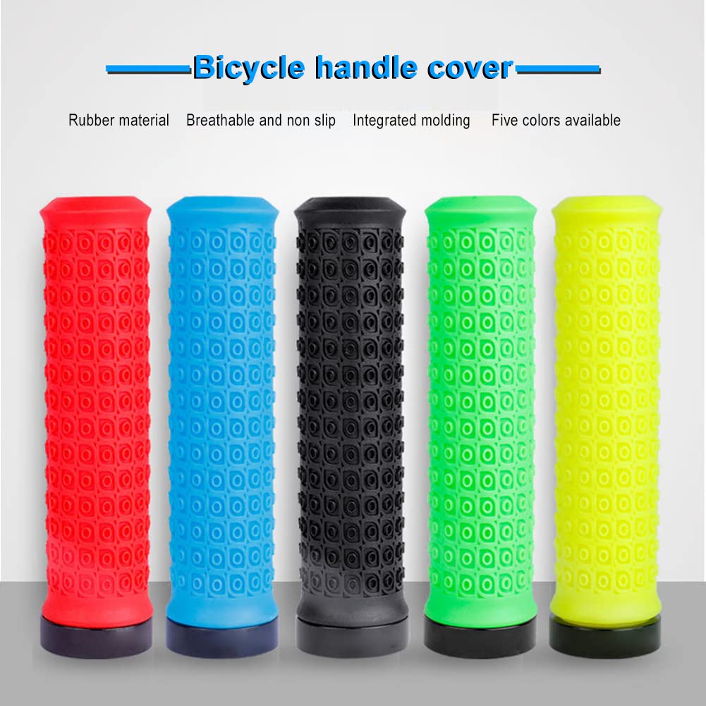 Anti-Slip Bicycle Handlebar Grips - Zcargel Soft Rubber Bike Grips for Mountain Bikes (20-22mm Diameter) | Durable Handlebar Protectors for Comfortable Cycling & Off-Road Adventures