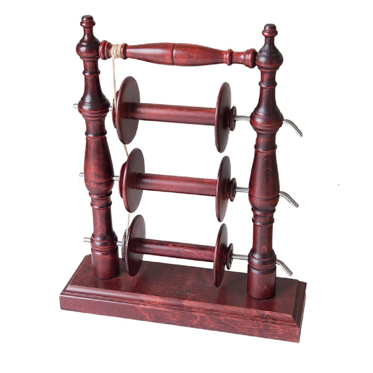 Kromski Lazy Kate Vertical Yarn Holder - Premium Spinning Wheel Accessory for Knitting & Weaving - Perfect for Hand Spinners and Fiber Artists at Home Studio