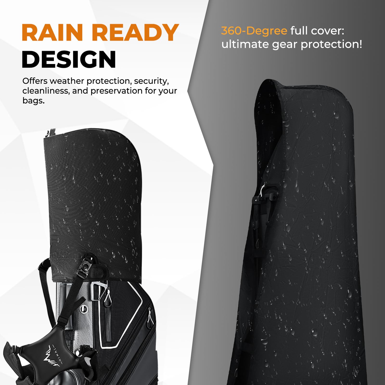 **14-Way Divider Lightweight Golf Stand Bag for Men & Women – Multiple Pockets, Dual Strap & Rain Cover – Perfect for Driving Range, Tournaments & Travel**