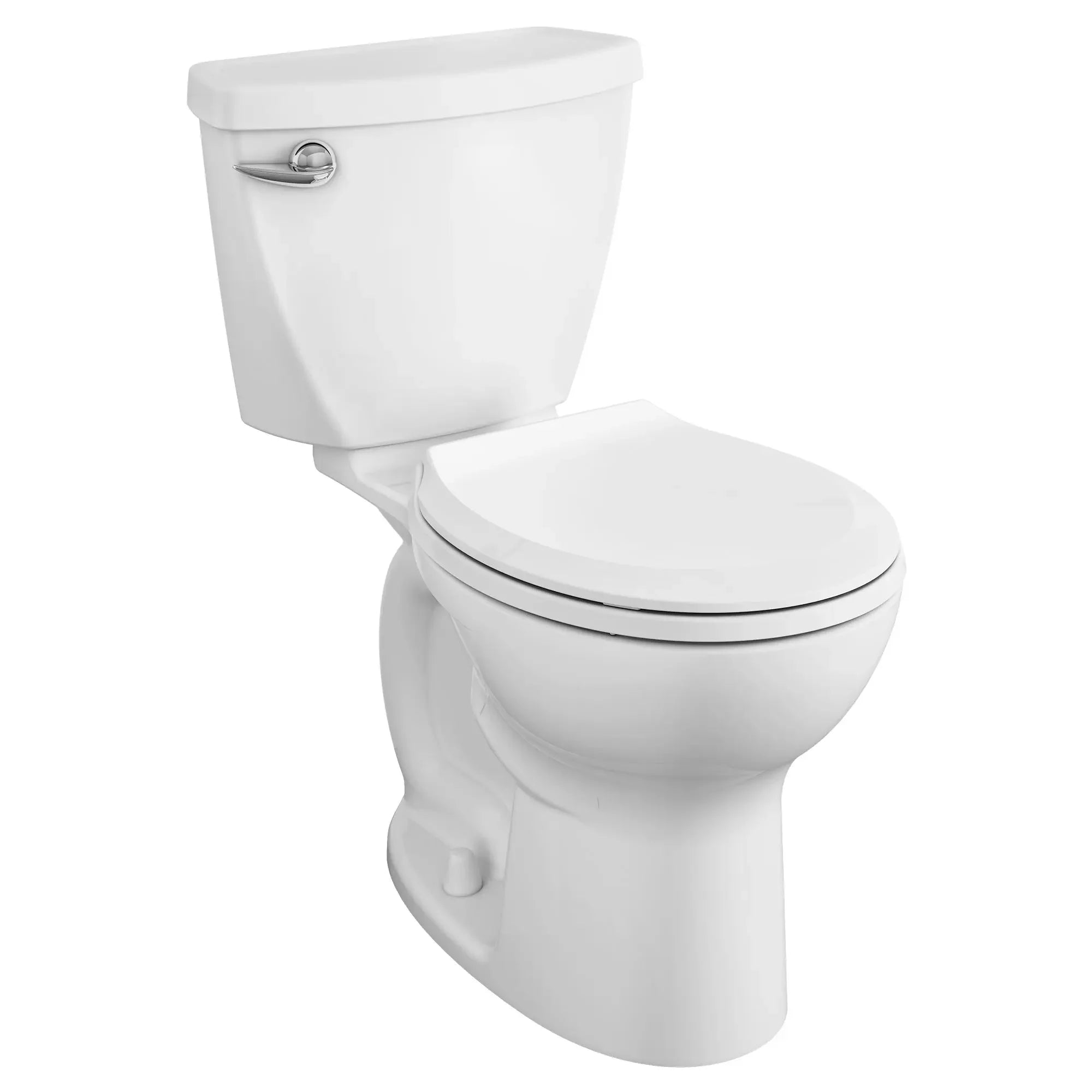 Cadet 3 FloWise 1.28 GPF/4.8 LPF Left Trip Lever Chair Height Round Front Toilet with Slow Close Seat - Water Efficient Toilet for Bathroom, Home & Commercial Use