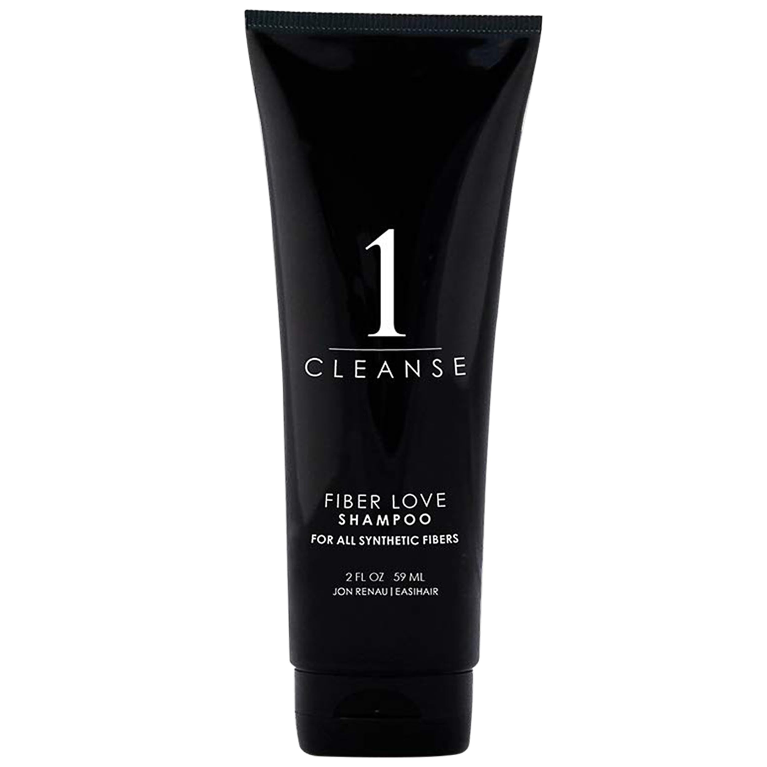 Jon Renau Synthetic Fiber Wig Shampoo - 2.5oz Travel Size for Human Hair Wigs & Extensions | Gentle Cleansing for Daily Use & On-The-Go Care