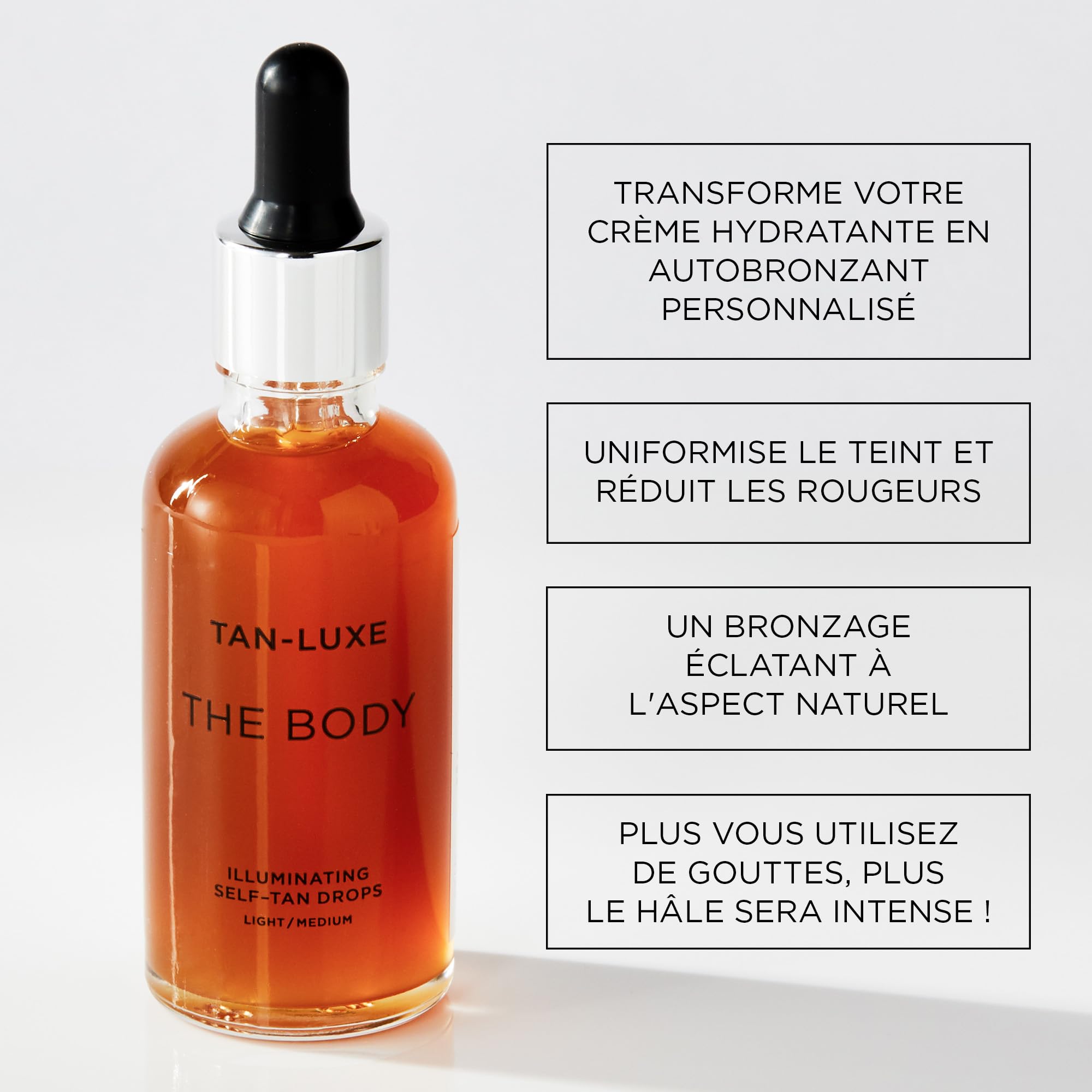 The Body Mini Medium to Dark 15ml - Natural Self-Tanning Lotion for a Sun-Kissed Glow | Perfect for Face & Body | Achieve a Healthy Tan Year-Round