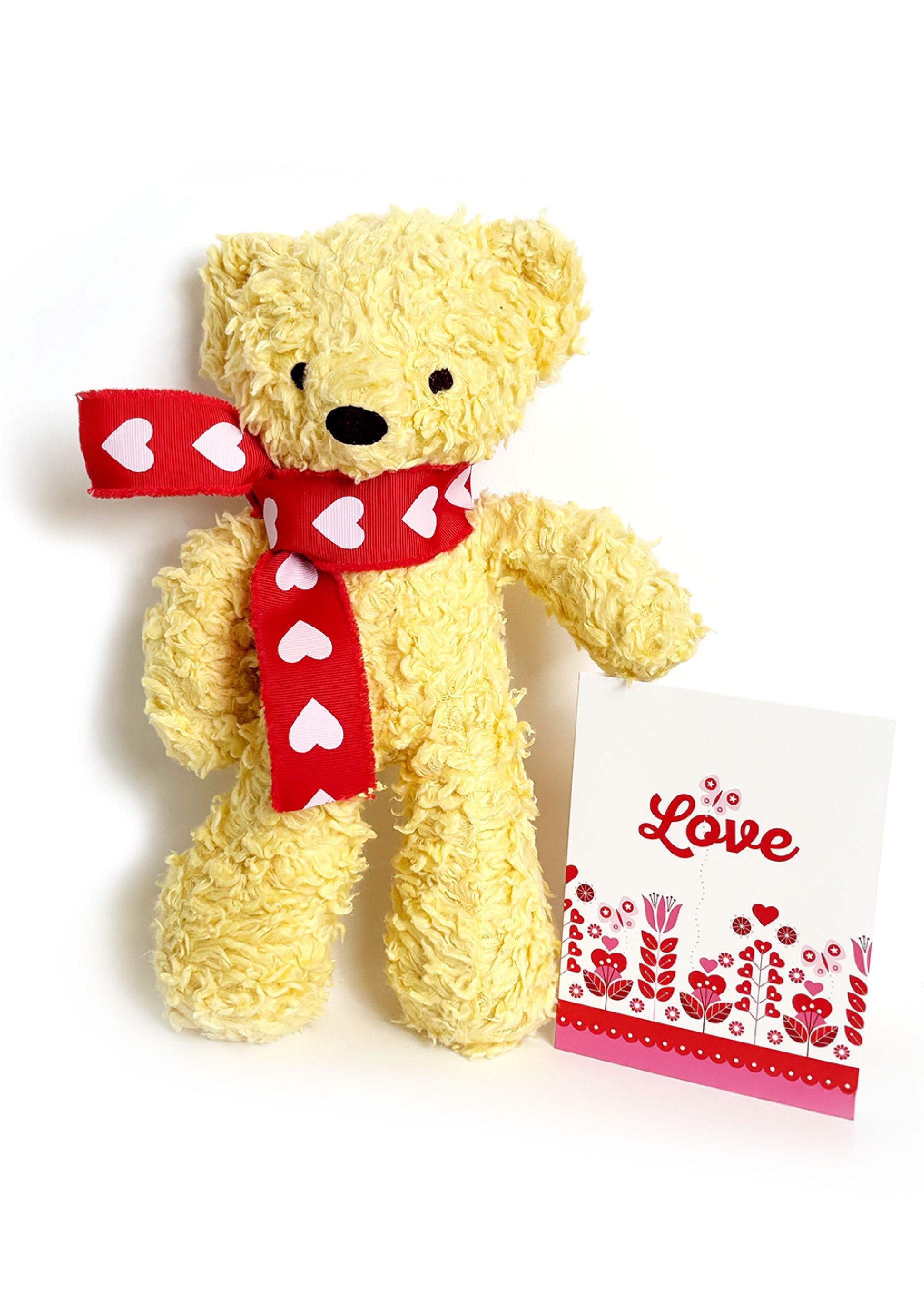 Certified Organic Cotton Sunny Teddy Bear - Soft & Cuddly Plush Toy for Babies & Kids | Perfect for Nursery Decor, Baby Shower Gifts & Comfort Companions