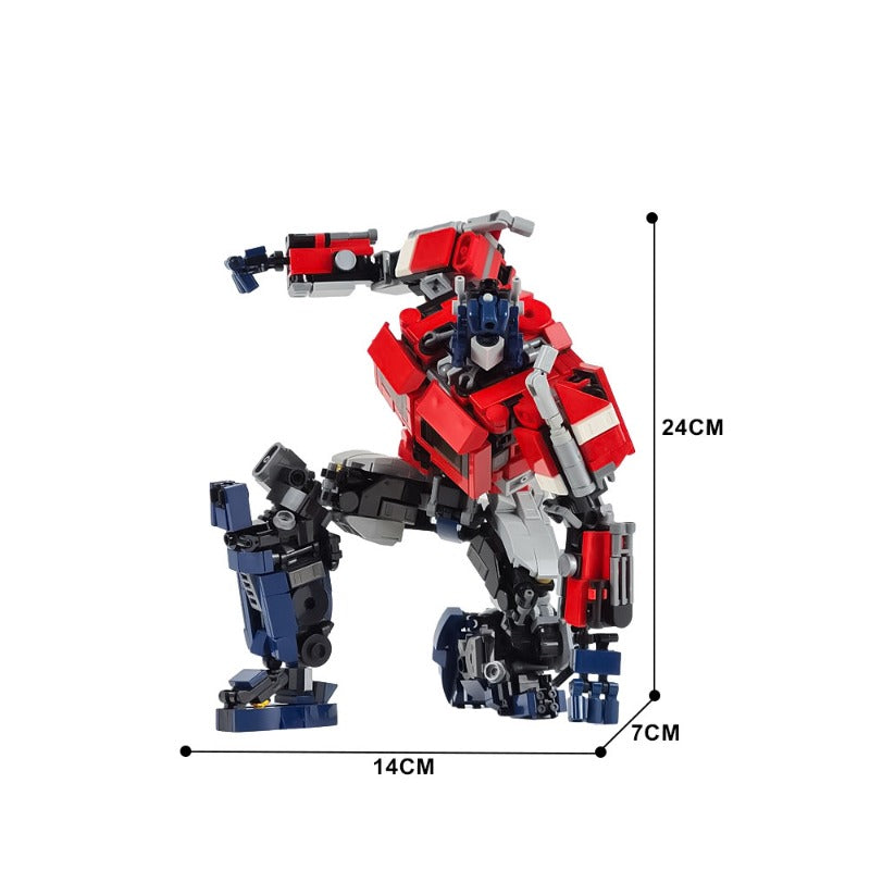 827pcs MOC 157017 Optimus Prime Bumblebee Movie Building Blocks Set - Gobricks Version - Transformers Toy for Kids & Adults - Perfect for Collectors, Gifts, and Creative Play