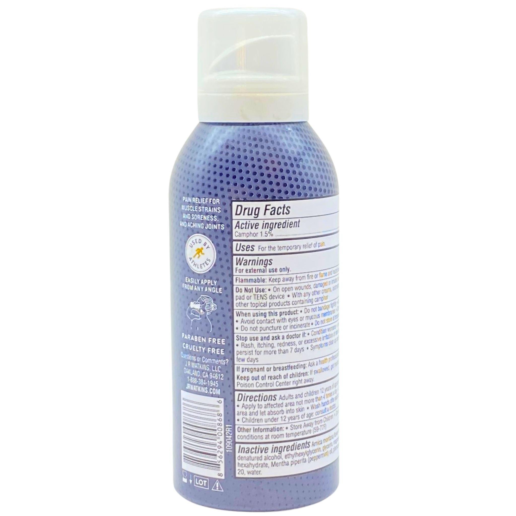 JR Watkins Natural Pain Relief Spray for Body & Muscle Soreness - 4oz (40-Pack Bulk) - Fast-Acting Formula for Post-Workout Recovery, Arthritis & Joint Pain Relief