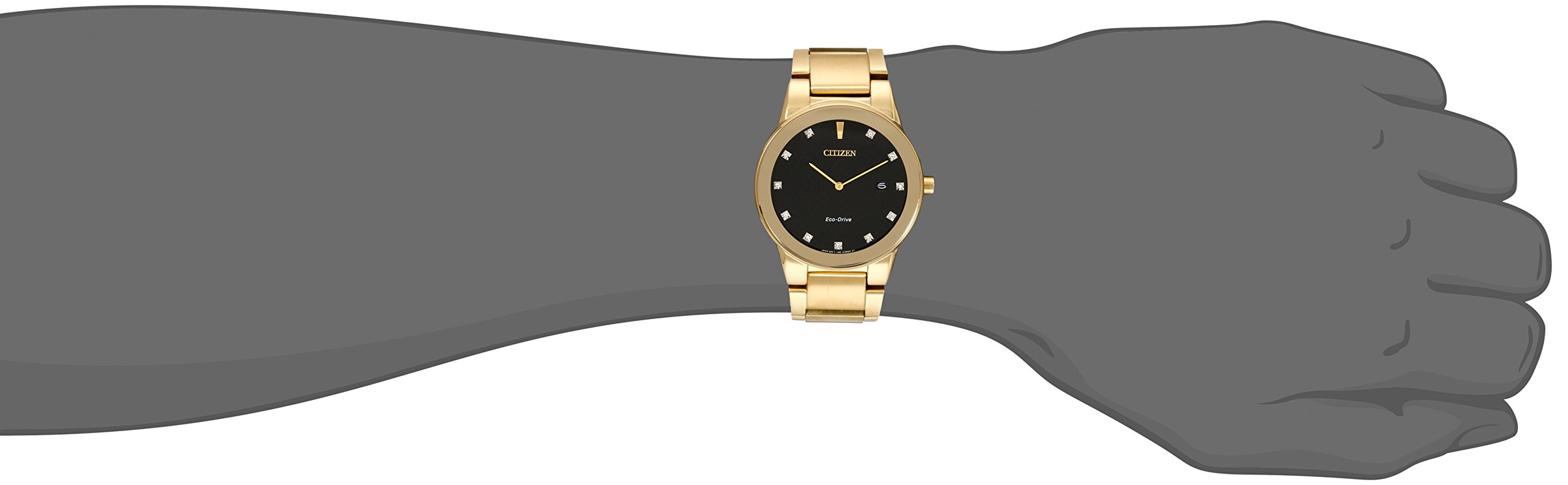 Citizen Eco-Drive Axiom Men's Stainless Steel Watch - Solar Powered, Water Resistant, Dress & Casual Wear for Business & Everyday Use