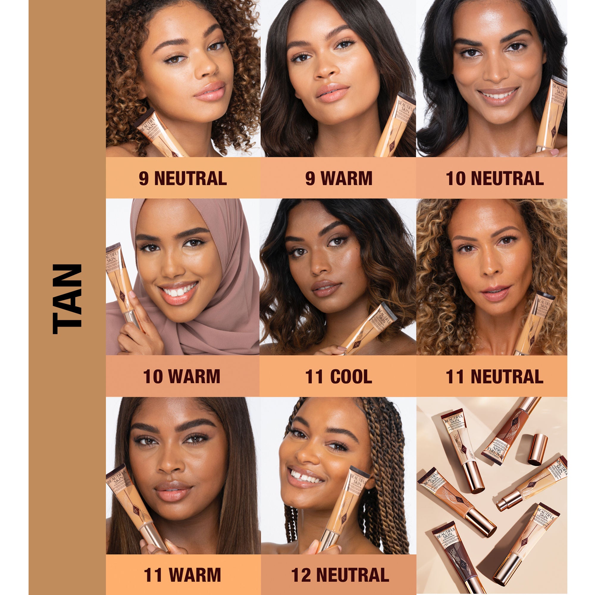 Charlotte's Beautiful Skin Foundation - Flawless Full Coverage Liquid Makeup for All Skin Types | Perfect for Daily Wear, Special Occasions & Photography