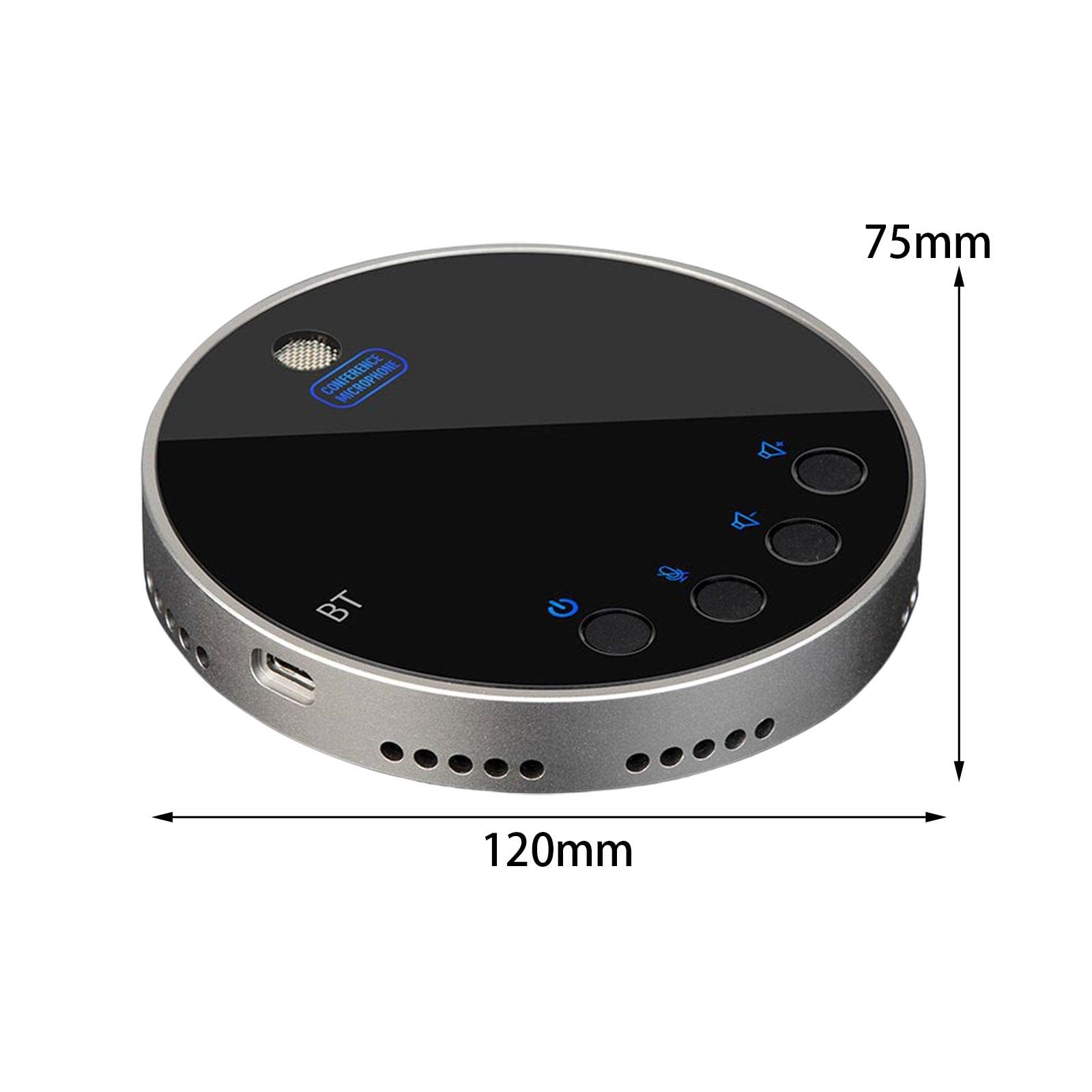 NeaxgeandX 2-Pack Portable USB Conference Speaker with Built-in Microphone - Crystal Clear Audio for Online Meetings, Webinars & Voice Chat - Perfect for Home Office, Remote Work & Team Collaboration