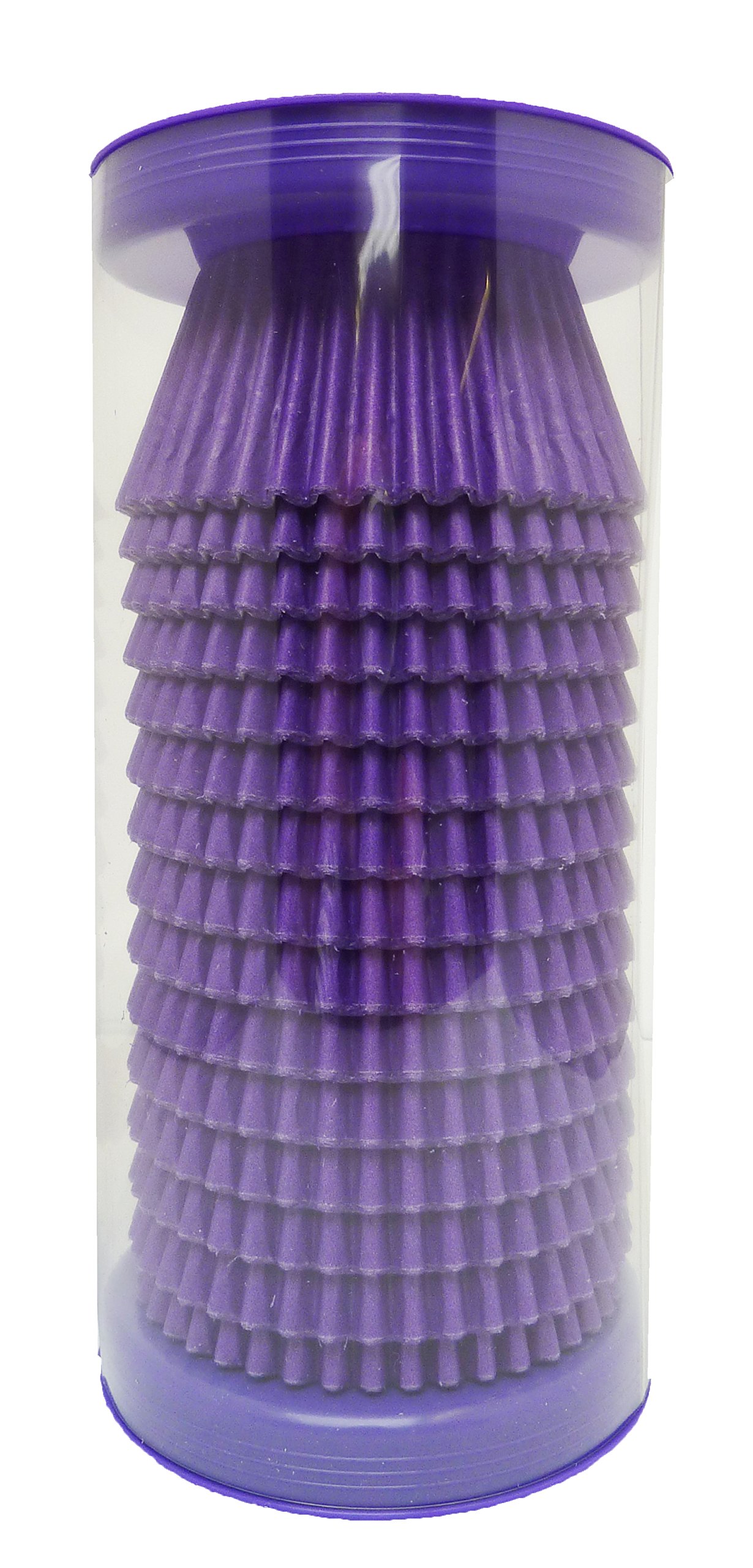 Truroots 180 Purple Cupcake Liners with Storage Caddy - Perfect for Baking, Parties, and Gift Packaging