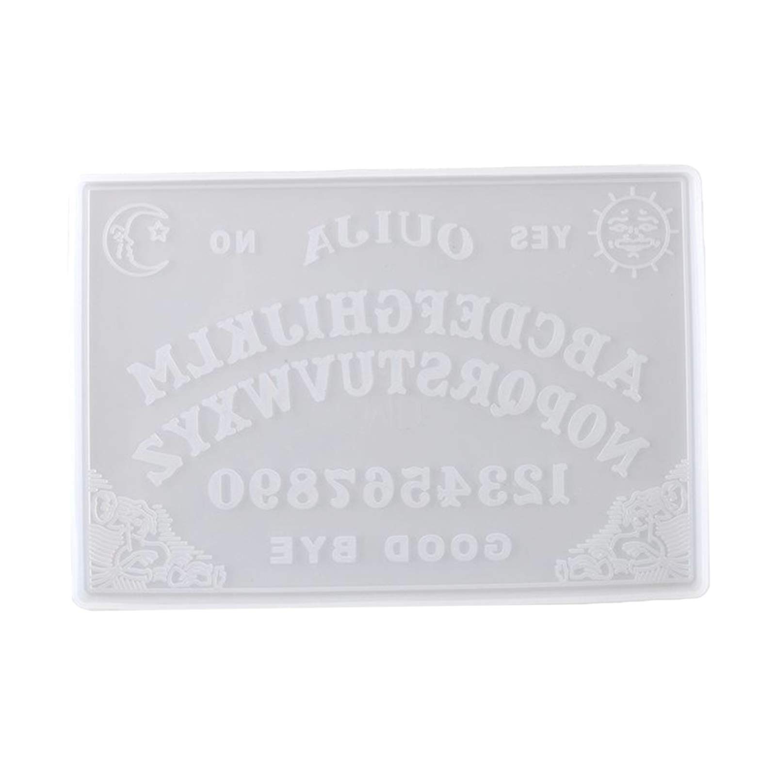 Ouija Board and Planchette Resin Molds - Gothic Epoxy Silicone Molds for DIY Crafts, Compatible with Resin, Polymer Clay, Wax - Perfect for Halloween Decor, Witchy Home Decor & Gothic Gift Making