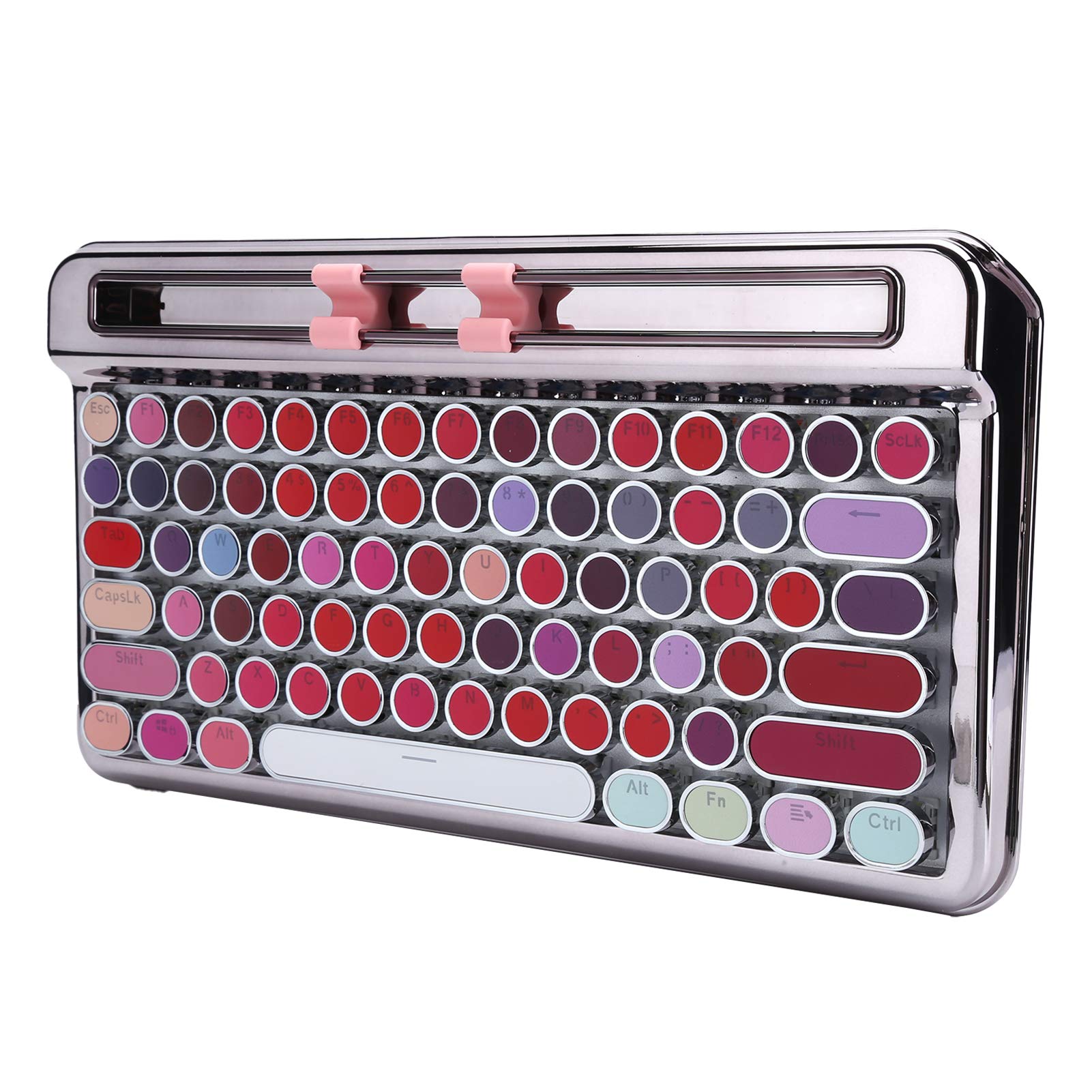 Retro Bluetooth Mechanical Keyboard - 76 Keys Wireless for PC, Laptop, Tablet | Gaming & Office Use
