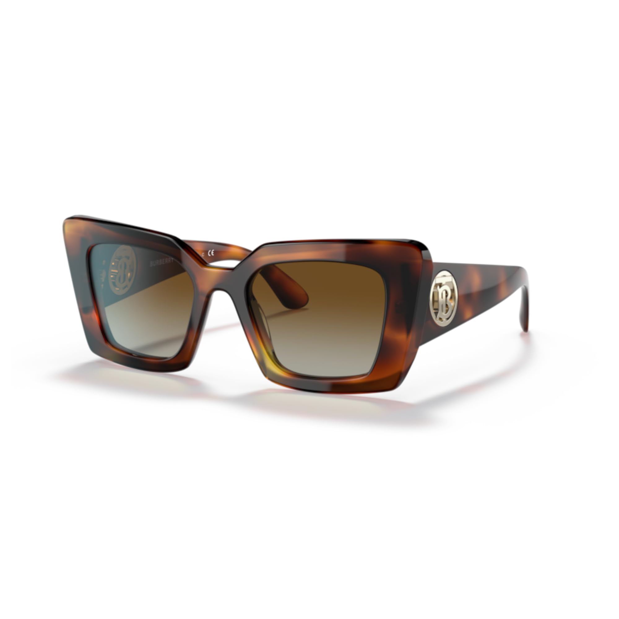 BURBERRY Daisy BE4344 Square Sunglasses for Women - Designer iWear Eyewear Kit Included | Stylish UV Protection Shades for Outdoor, Beach & Fashion Accessories