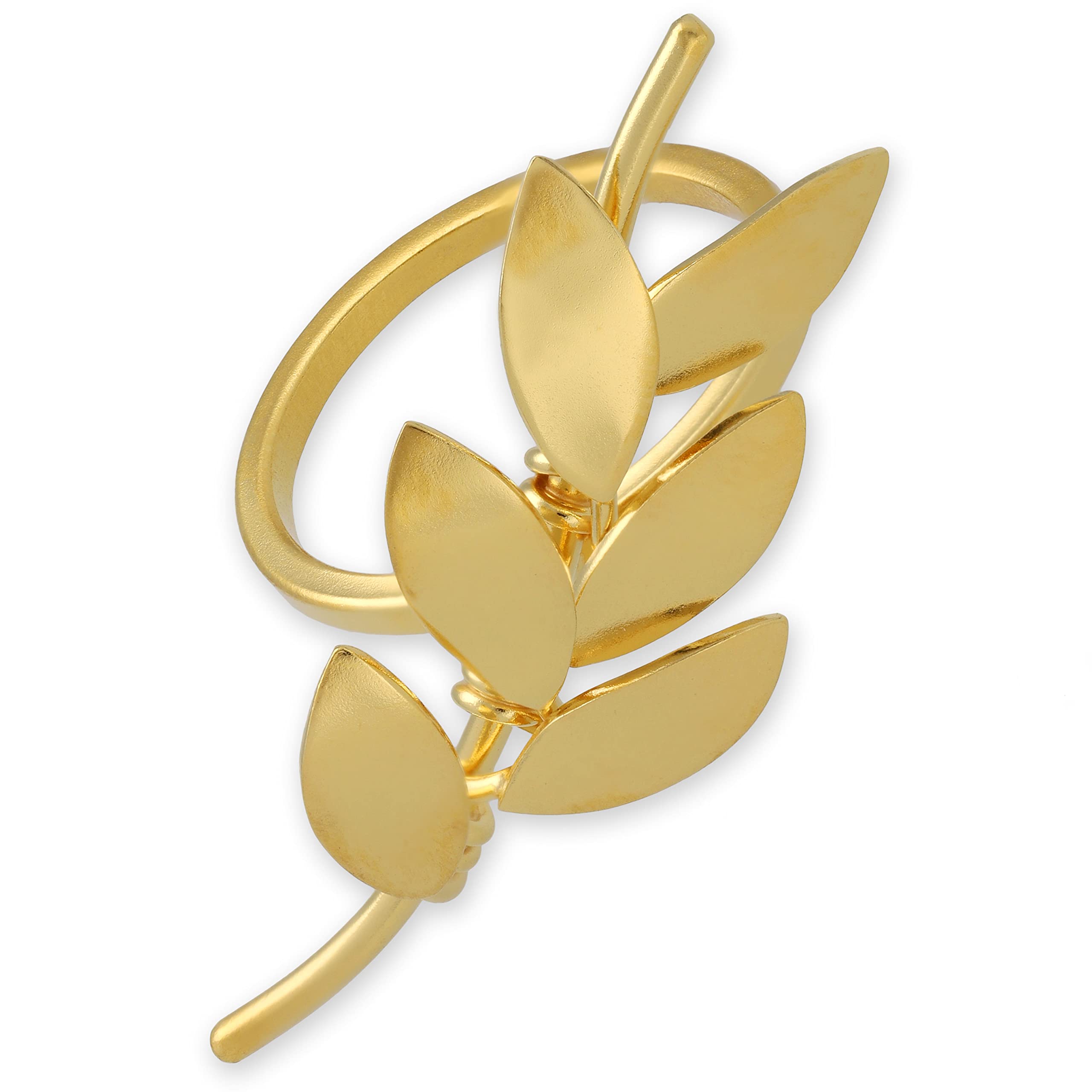 Elegant Sterling Silver Olive Leaf Ring for Women - Greek Jewelry, Unique Statement Ring, Unusual Gift for Mother's Day | Perfect for Weddings, Date Nights & Special Occasions