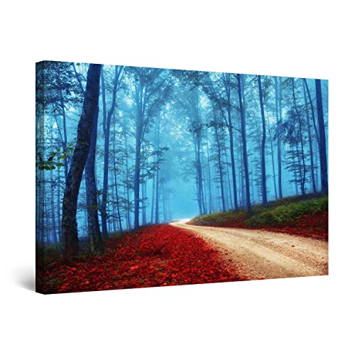 Turquoise Red Forest