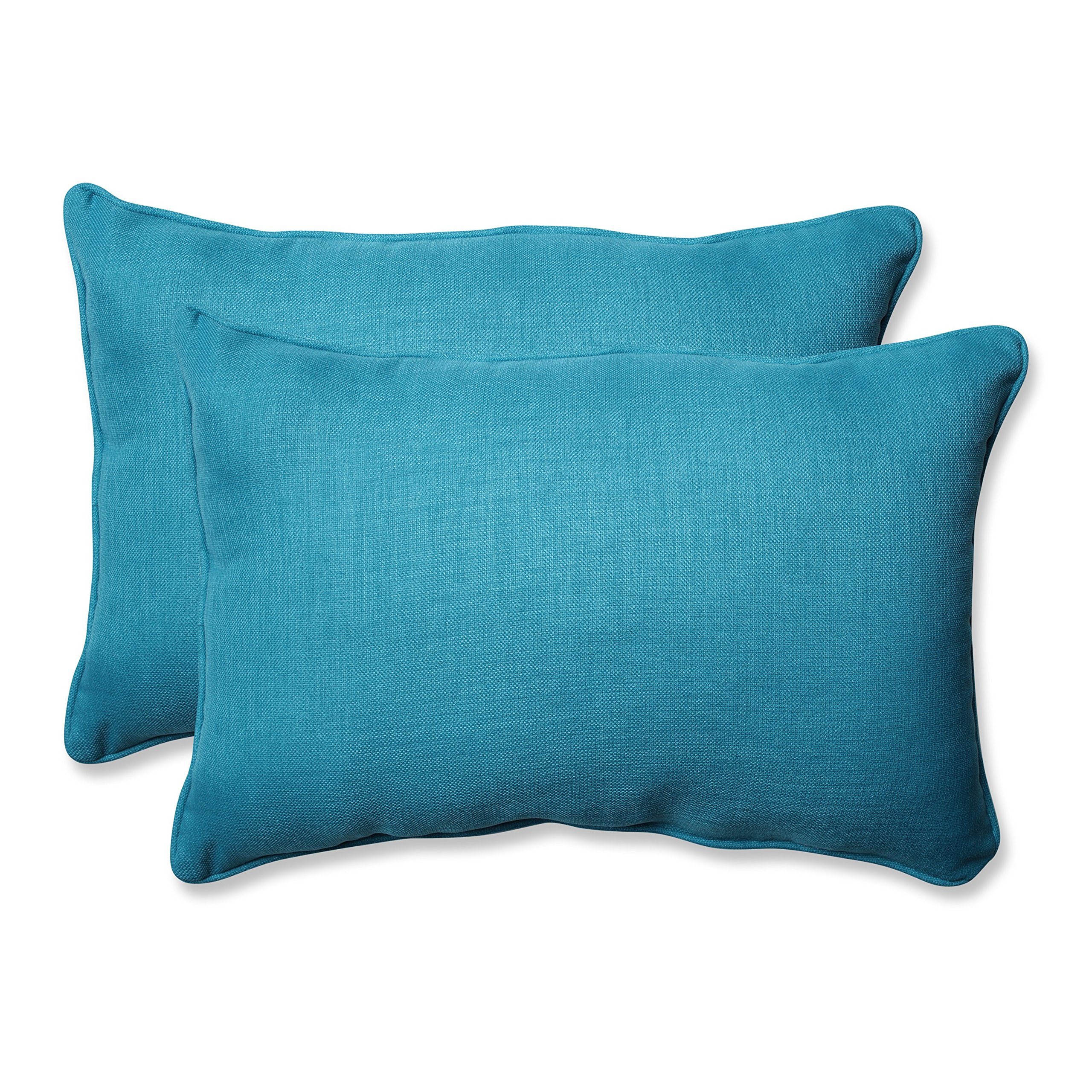 Premium Oversized Lumbar Pillows for Outdoor & Indoor Use - Peacock Design, 24.5