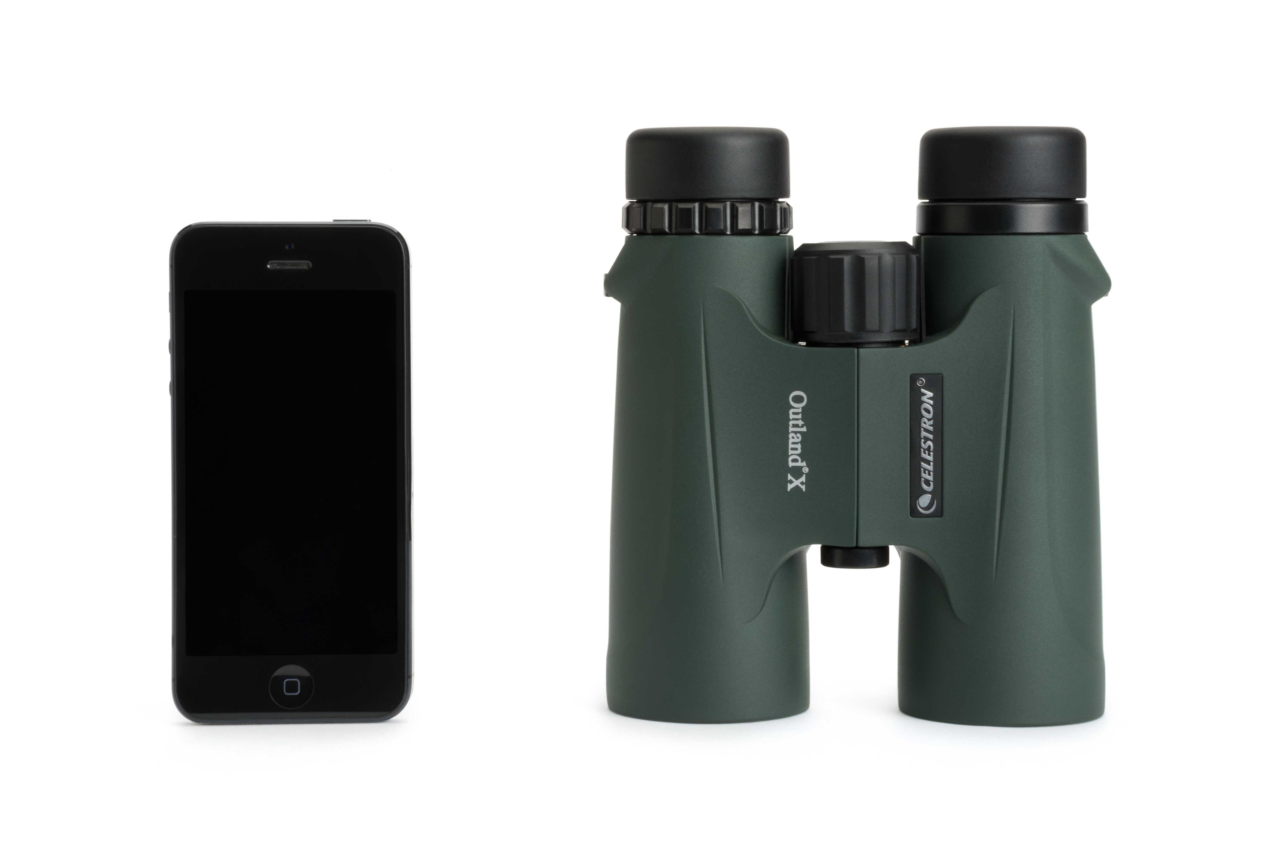 Outland X 10x42mm Roof Prism Binoculars - High Power Green Lens for Hunting, Bird Watching & Outdoor Adventures