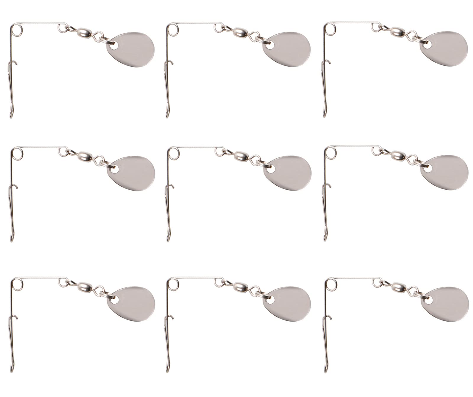 Premium Crappie Fishing Spinner Blades for Spinnerbaits & Jig Lures - High-Quality Spinner Spin Components for Crappie Anglers | Perfect for Freshwater Fishing & Crappie Bait Enhancement