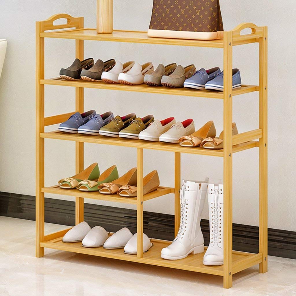 Multi-Layer Shoe Rack Organizer - Dustproof Shoe Storage Cabinet for Home, Dorm, Entryway | Space-Saving Shoe Shelf with 5-Tier Design (Black) - Perfect for Small Spaces, Closet Organization & Entryway Decor