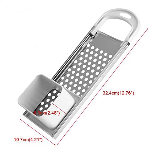 Premium Stainless Steel Spaetzle Maker & Noodle Press - German Dumpling Maker with Safety Pusher & Silicone Spatula - Perfect for Homemade Pasta, Spaetzle, Dumplings & Asian Noodles - Ideal Kitchen Tool for German, Italian & Asian Cuisine