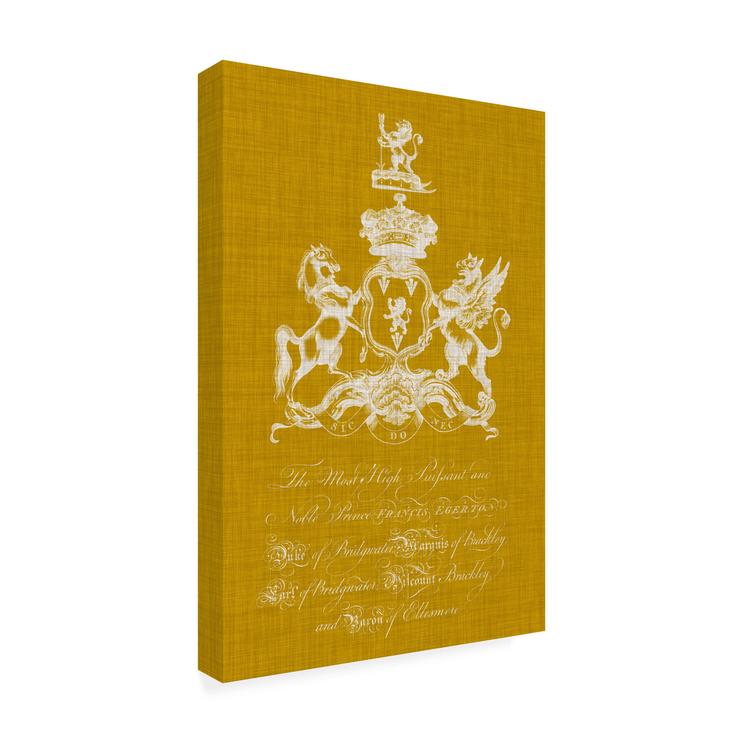 Trademark Fine Art 'Heraldry Pop IV' Canvas Wall Art Print - Modern Abstract Home Decor for Living Room, Bedroom & Office