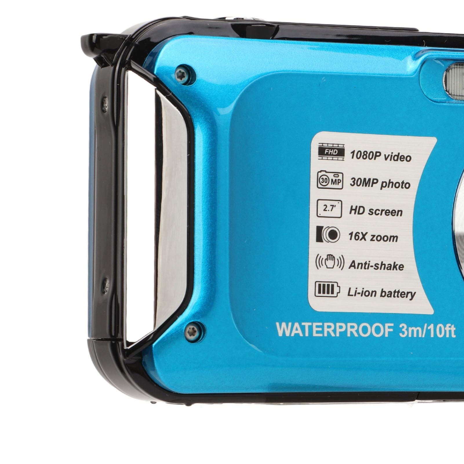 Septpenta Waterproof Shockproof Dustproof WiFi Digital Camera - 1080P HD 30MP 16X Zoom 10FT Underwater Camera - Compact Portable Camera for Teens, Students & Kids - Perfect for Travel, Snorkeling, Hiking & Outdoor Adventures