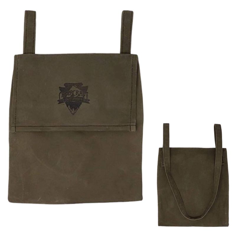 Campcraft Outdoors Traditional Haversack - Vintage Style Canvas Shoulder Bag for Hiking, Camping & Everyday Use | Durable Crossbody Messenger Bag for Men & Women | Perfect for Outdoor Adventures, Travel & Work Commute