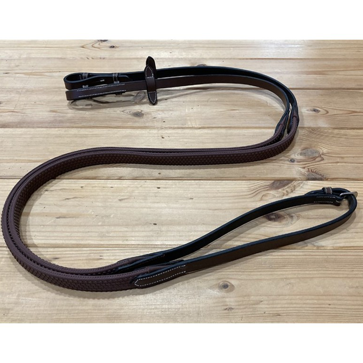 Jump'in 5/8 Inch Rubber Reins for Horses - Durable One Collection Equestrian Training Equipment - Perfect for Riding Lessons, Trail Riding & Show Jumping