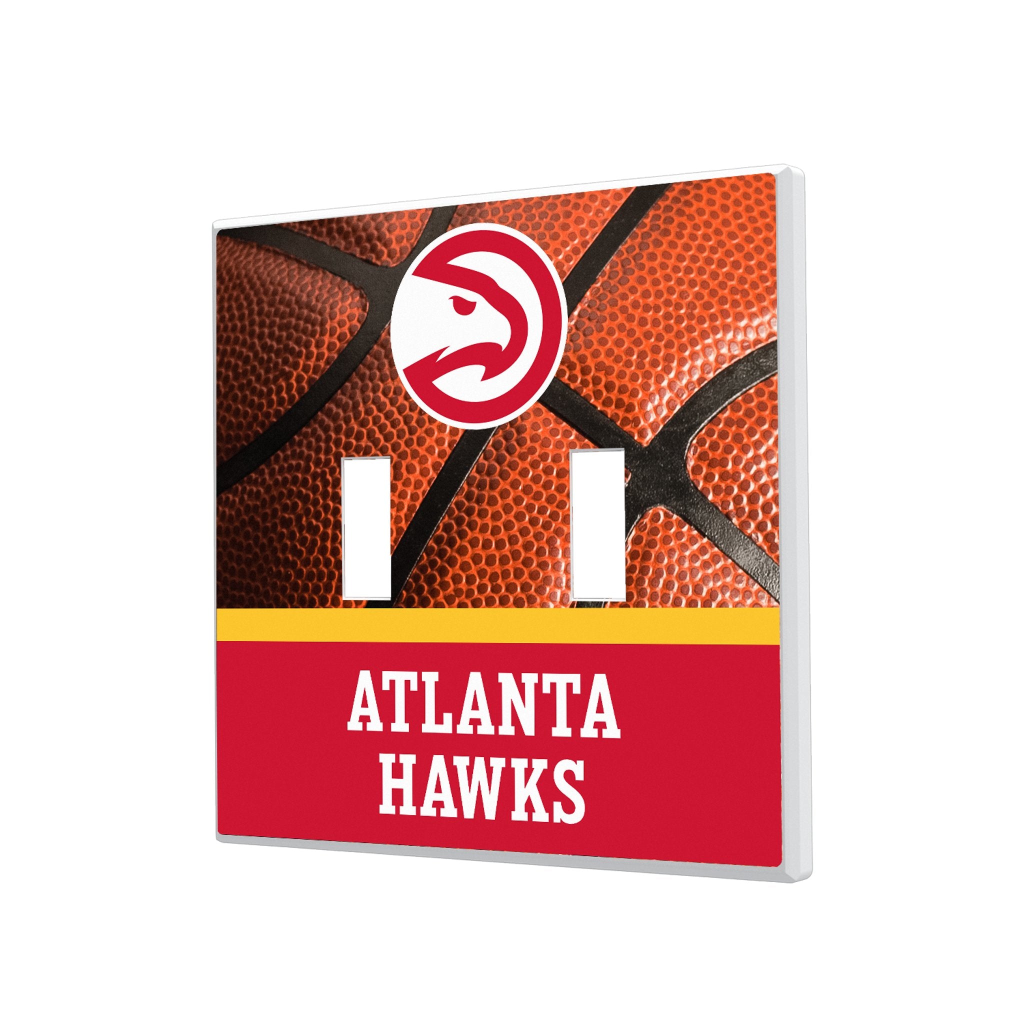 Atlanta Hawks NBA Basketball Team Themed Hidden Screw Light Switch Cover - Perfect for Home, Office, and Game Room Decor