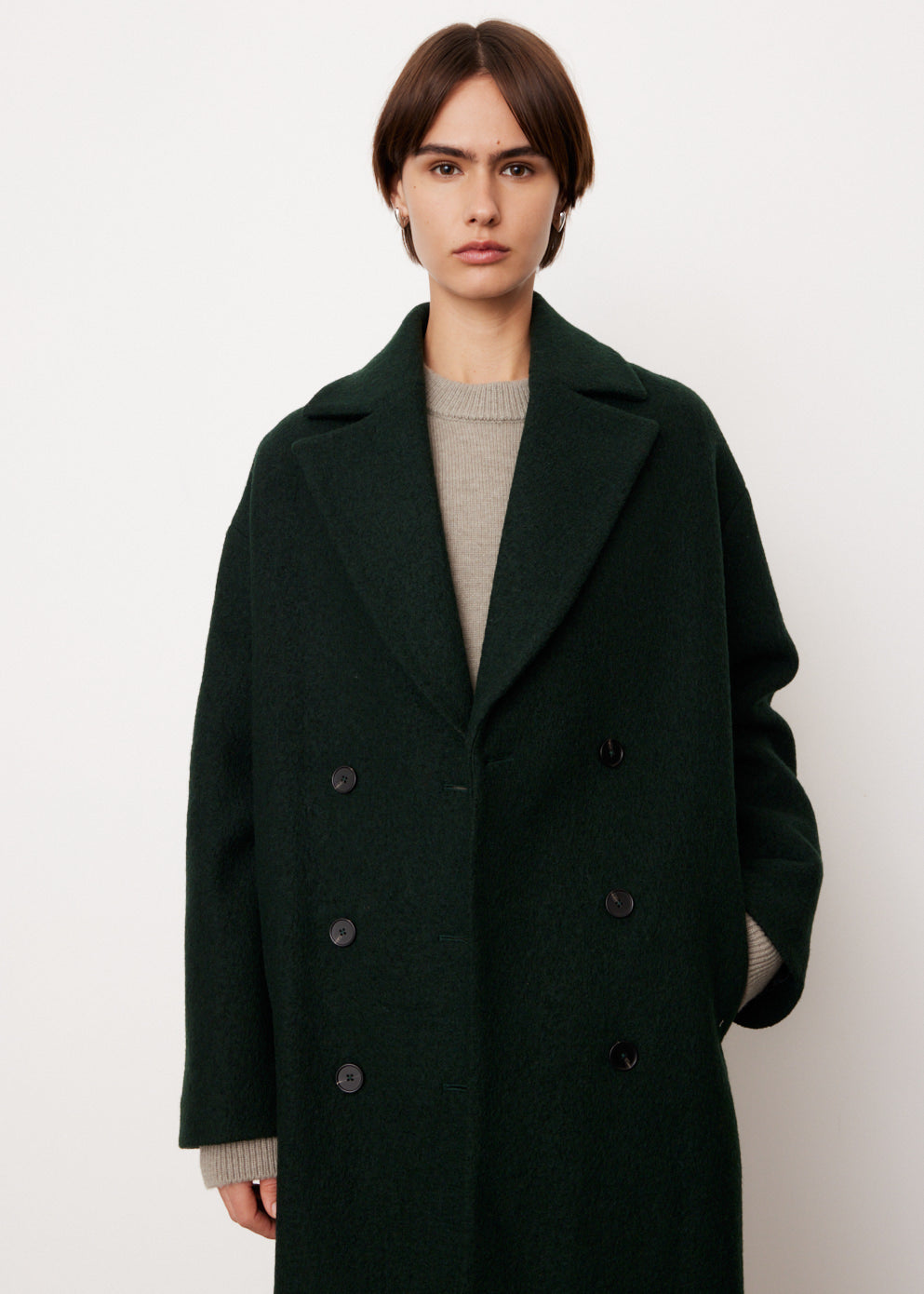 Anna Coat Hunter Green - Women's Stylish Winter Jacket for Outdoor & Casual Wear | Waterproof & Warm