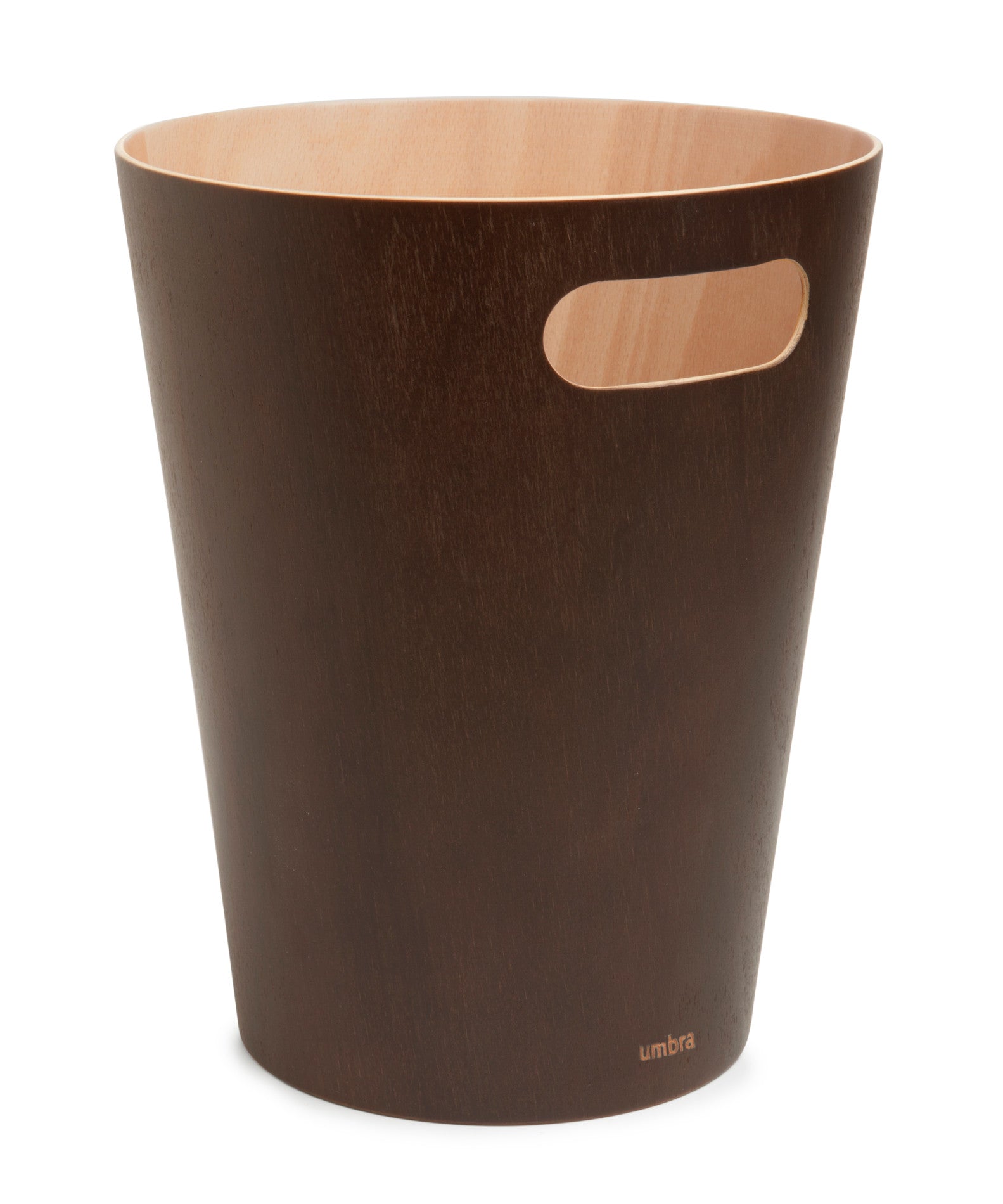 Wooden Trash Can with Lid - 13 Gallon Rustic Wood Grain Waste Bin for Kitchen, Bathroom, Office - Eco-Friendly Home Decor & Storage Solution