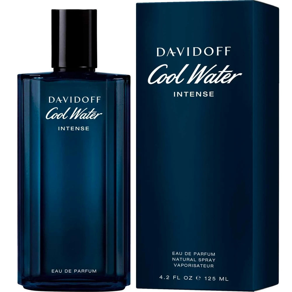 Cool Water Intense 4.2 oz Eau de Parfum for Men - Fresh Aquatic Cologne for Day & Night Wear, Work & Special Occasions