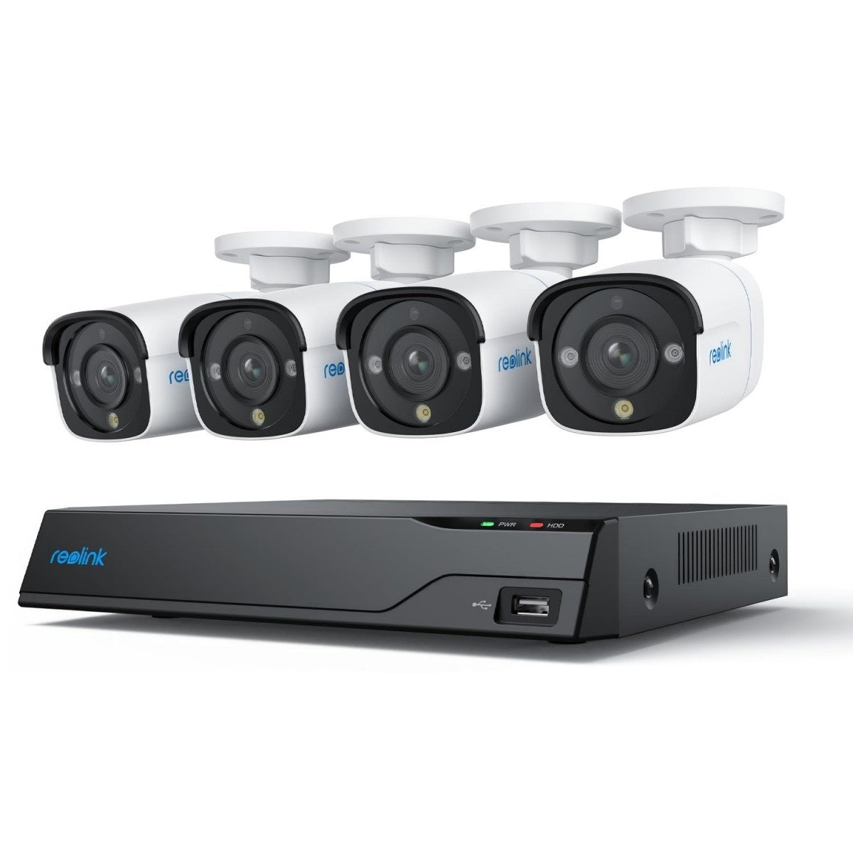NVS8 8MB4 2TB Security Camera System, 8MP 4K PoE IP CCTV with Smart Motion Detection - Ideal for Home & Business Surveillance