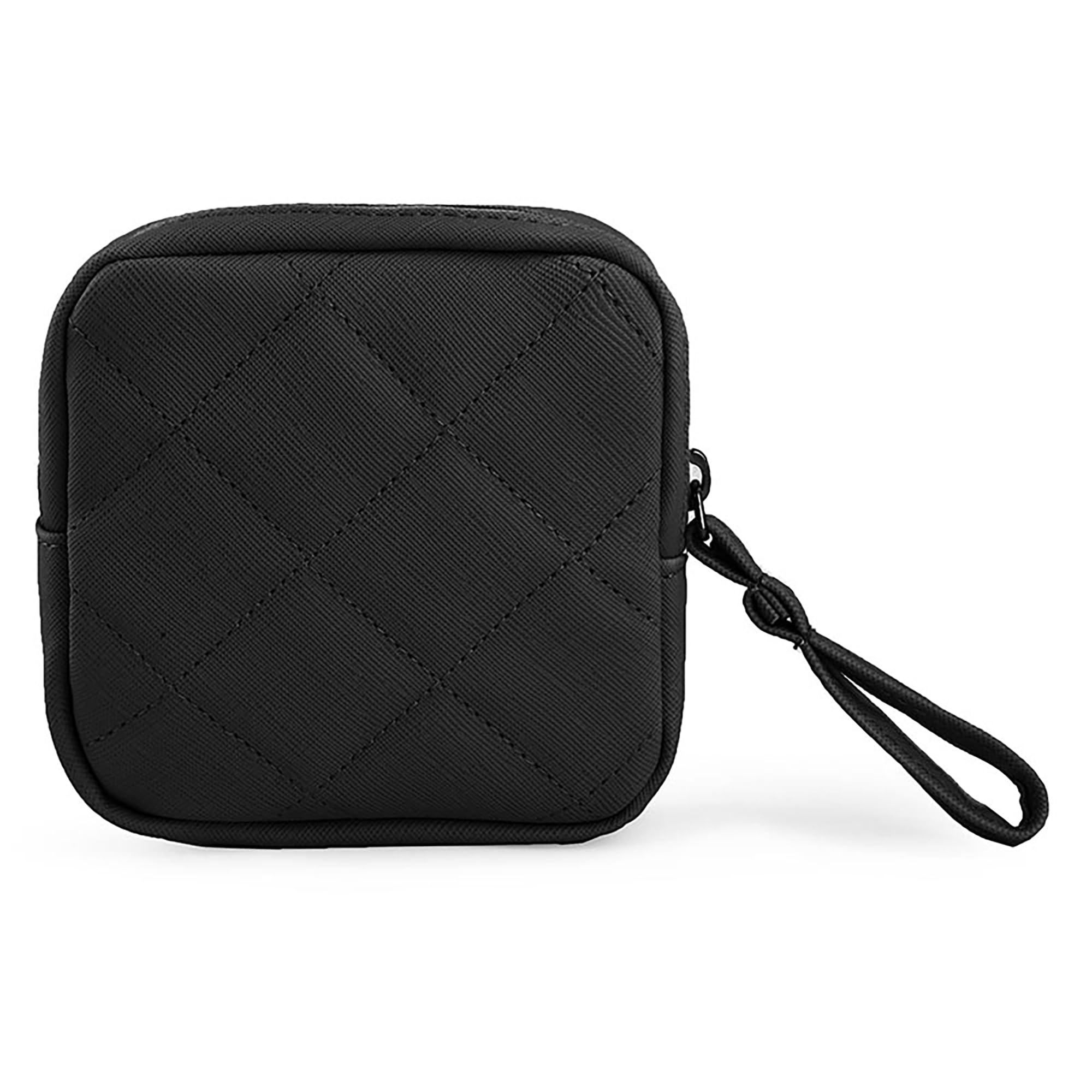 Sanitary Napkin Storage Pouch - Reusable Waterproof Makeup Bag for Feminine Hygiene Products - Portable Travel Organizer for Tampons, Pads & Menstrual Cups (Black) - Perfect for Gym, Office & Travel Essentials