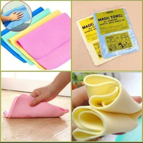 **HONESTUM Microfiber Cleaning Cloths - Super Absorbent, Reusable Magic Towels for Car Detailing, Kitchen & Home Cleaning (3-Pack) - Perfect for Dusting, Wiping & Polishing Surfaces**