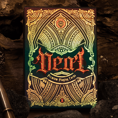 Deal with the Devil Golden Contract UV Foiled Edition - Collectible Trading Card Game Accessory for Magic & Fantasy Themed Game Nights