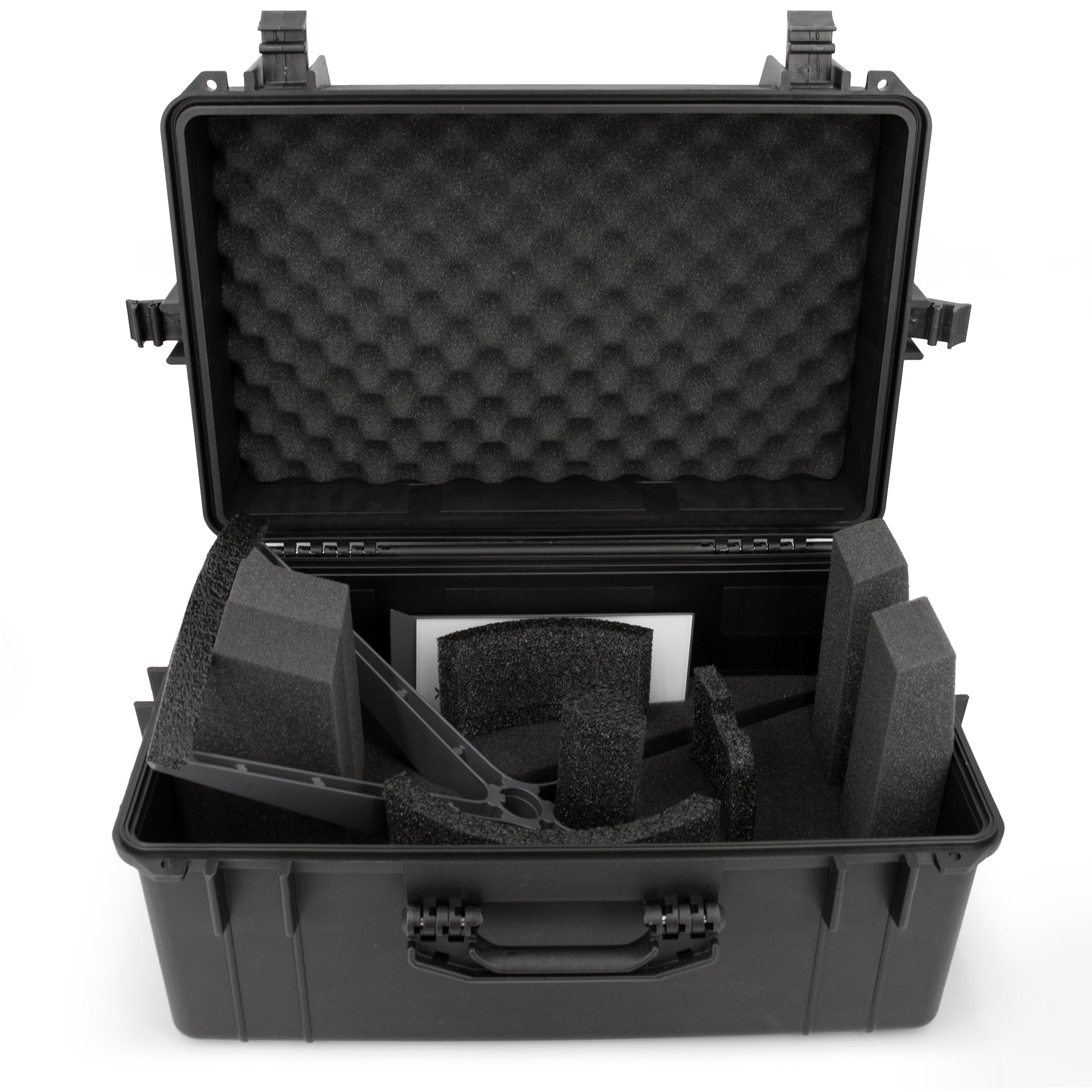 CASEMATIX Waterproof Travel Case for Starlink Standard Actuated V2 Dish Kit - Protective Storage for Router, Cables & Adapters | Perfect for Camping, RV Trips & Outdoor Satellite Internet Use