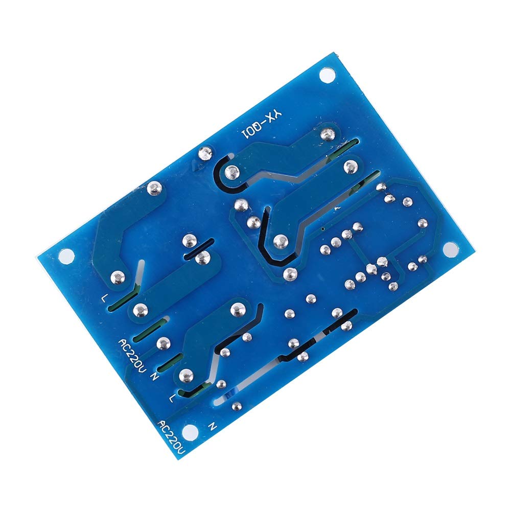 Dual AC Power Supply Automatic Switching Module with Power-Off Protection - UPS Emergency Cut-Off Battery PMS Control Board for Home/Office Electronics Backup Power System