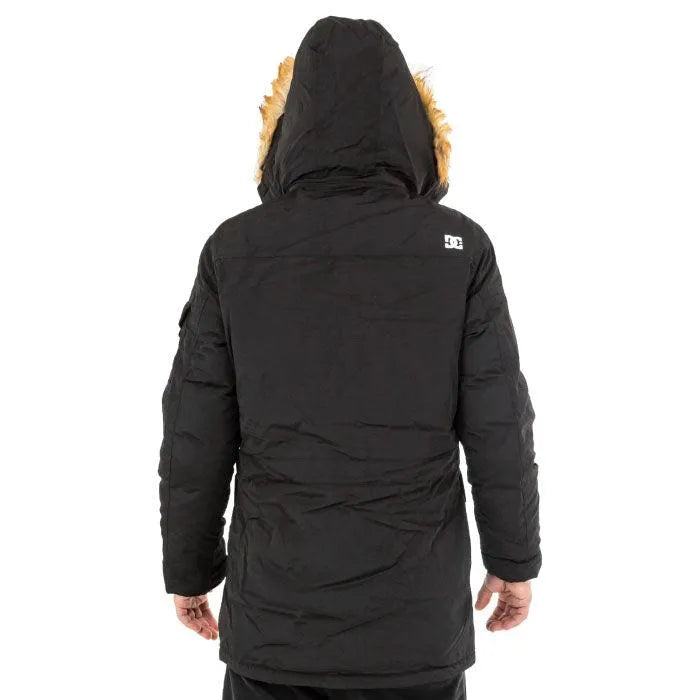 DC Bamberg Men's Winter Parka Jacket - Waterproof, Windproof, Insulated - Perfect for Outdoor Activities, Skiing, and Snowboarding