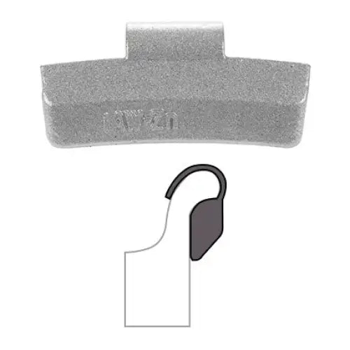 AA IAW Zinc Clip-On Wheel Weights (25-Piece Box) - Perfect for Tire Balancing, Automotive Repair, and DIY Car Maintenance