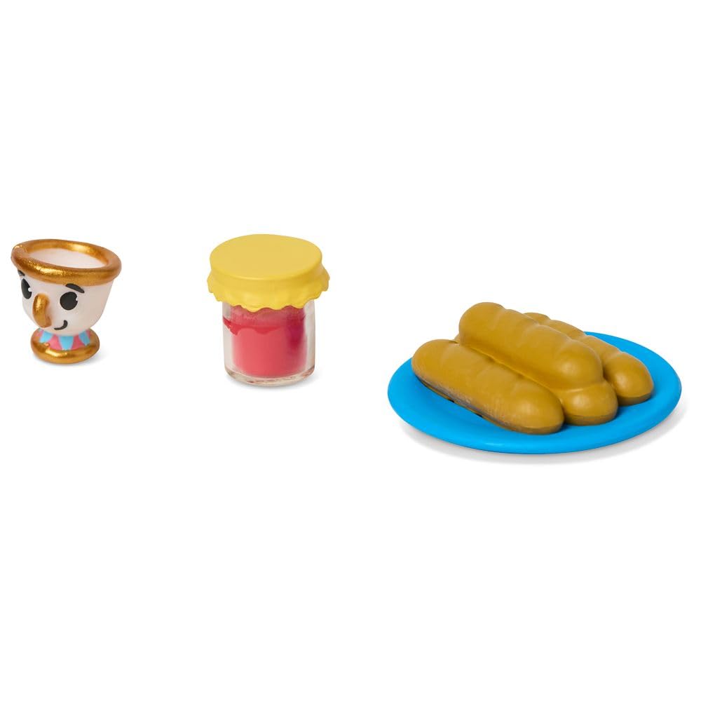 Official Disney Princess Belle Beauty and The Beast 5 Inch Doll Playset - Collectible Toy for Girls, Perfect Birthday Gift for 4 Year Old - Great for Pretend Play, Disney Themed Parties & Kids Room Decor
