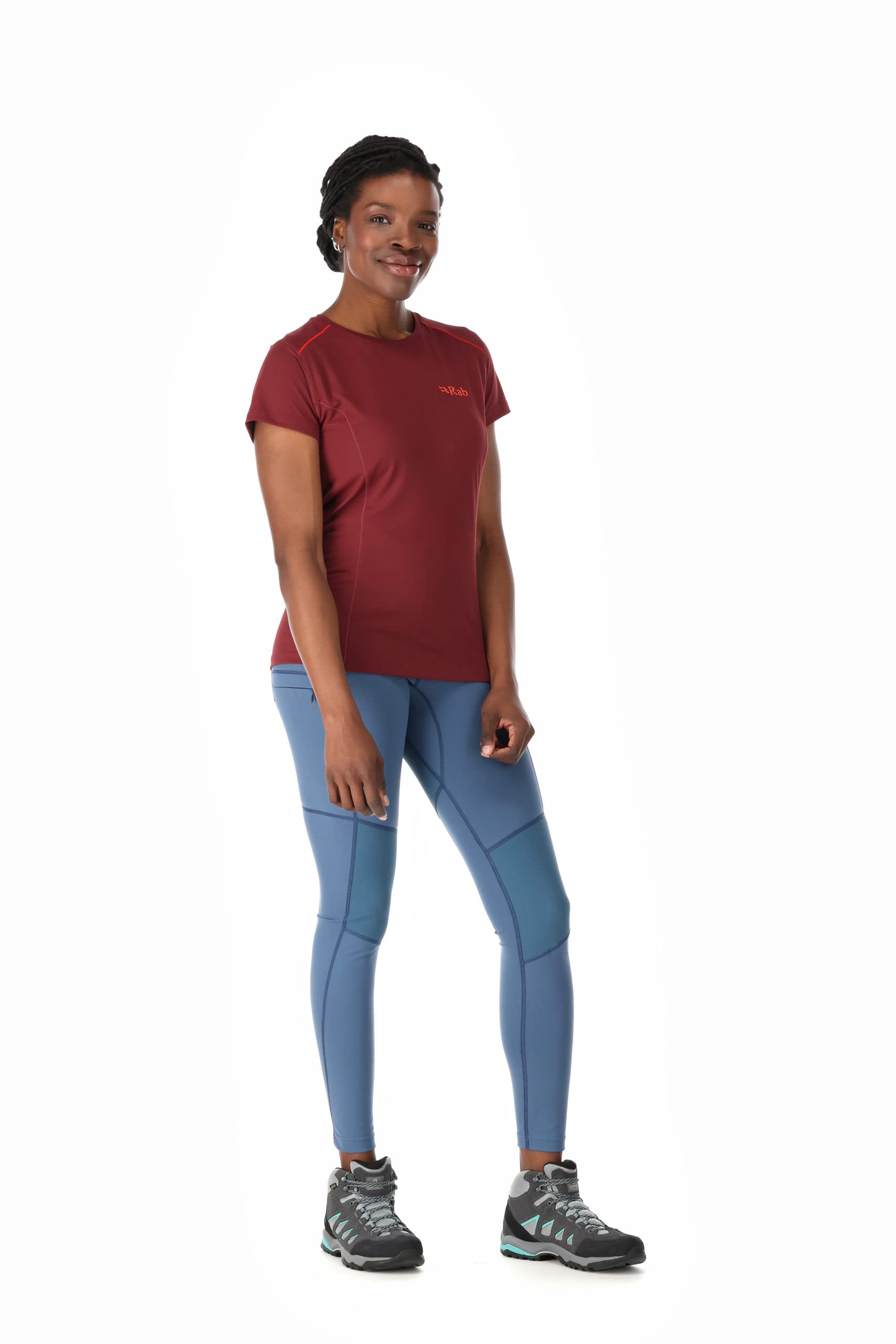 Rab Women's Horizon Tights - Moisture-Wicking Durable Leggings for Hiking, Trail Running & Climbing | Perfect for Outdoor Adventures, Gym Workouts & Yoga Sessions