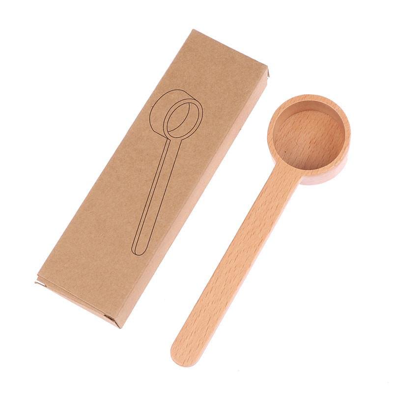 Premium Walnut Wood Coffee Measuring Spoon - Accurate Coffee Bean Scoop for Espresso, Tea, Sugar & Spices | Perfect Kitchen Measuring Tool for Home Baristas & Coffee Lovers