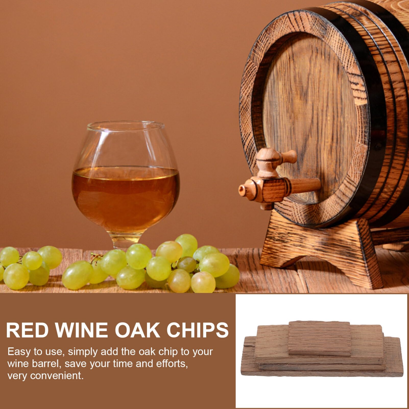 Premium French Oak Chips - Medium Toasted for Wine Making & Whiskey Aging | Natural Oak Chips for Red Wine, Bourbon, and Home Brewing | Perfect for Winemaking, Distilling, and Barrel Aging at Home