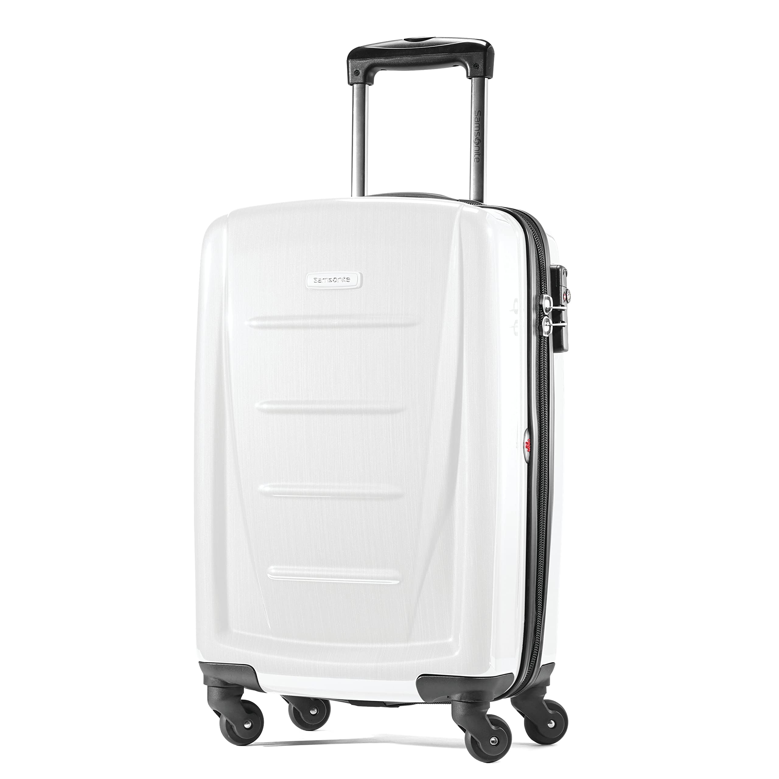 Samsonite Winfield 2 Hardside Spinner Wheel Carry-On Luggage 20-Inch - Lightweight Durable Suitcase for Travel, Business Trips & Weekend Getaways (Brushed White)