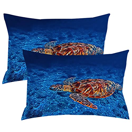Blue Sea Turtle