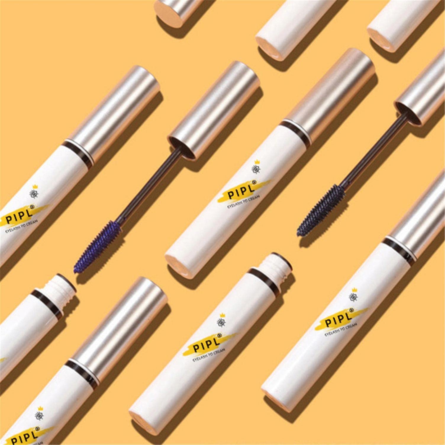 Waterproof Colored Mascara - Long Lasting, Smudge Proof & Quick Drying - Volumizing & Curling Eyelash Makeup for Daily Wear & Party Looks - Perfect for Daytime Office & Night Out Events