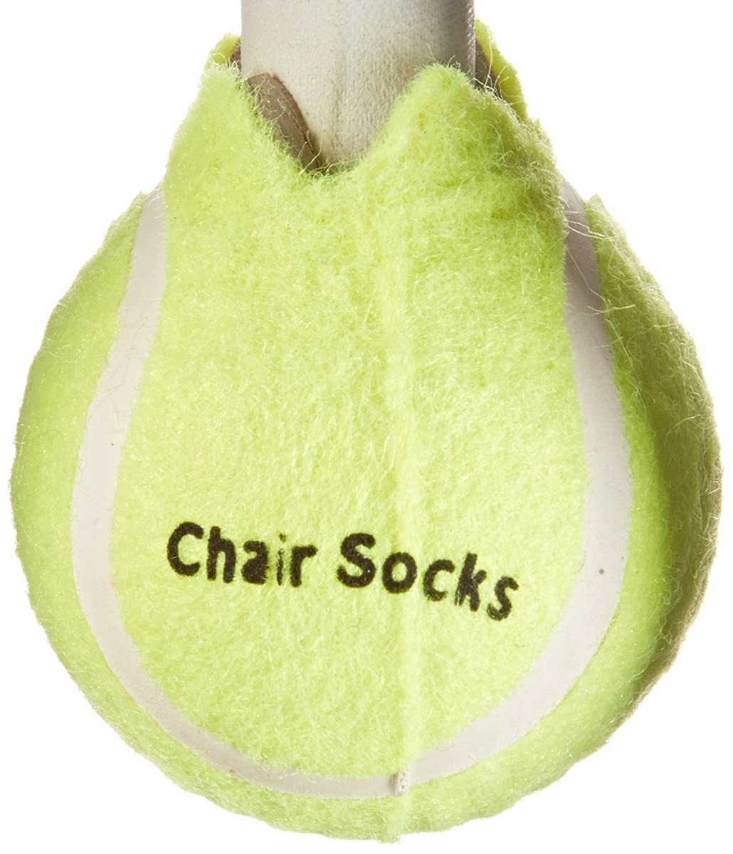 The Pencil Grip 391612 Chair Socks Floor Protectors - 36 Pack (Set of 4) - Non-Slip Furniture Pads for Hardwood Floors & Tile - Yellow Chair Leg Caps for Home, Office & Classroom Use