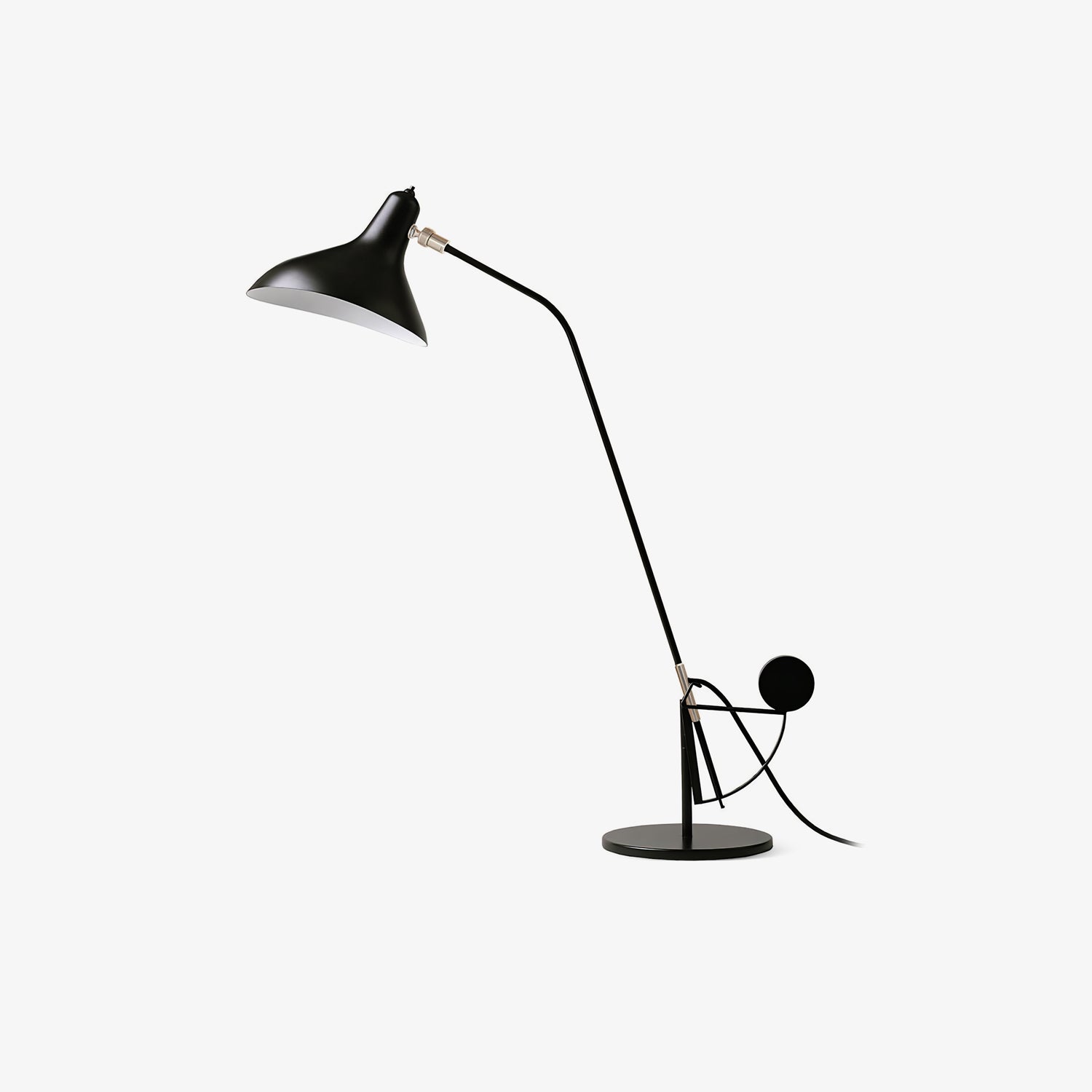 Oculus Arm Table Lamp - Adjustable LED Desk Light for Reading, Office & Bedroom - Modern Task Lighting for Home & Workspace