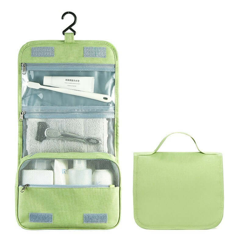 Waterproof Hanging Foldable Travel Toiletry Bag for Women & Men - Perfect for Camping, Gym, and Vacation Trips | A1352