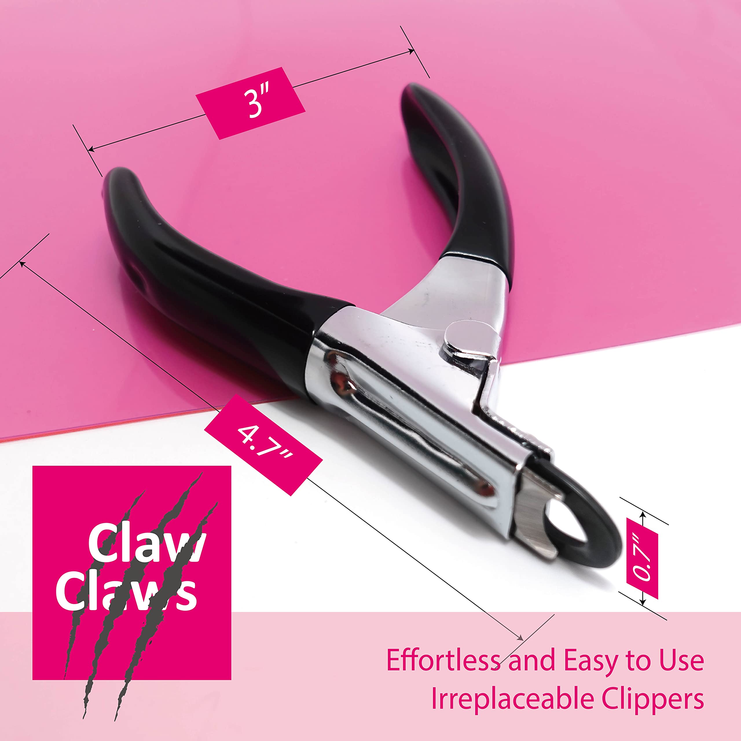 **Premium Guillotine Dog Nail Clippers for Small & Medium Dogs – Sharp Stainless Steel Blade with Safety Guard to Prevent Over Cutting – 7mm Hole – Perfect for Grooming at Home or Professional Use**